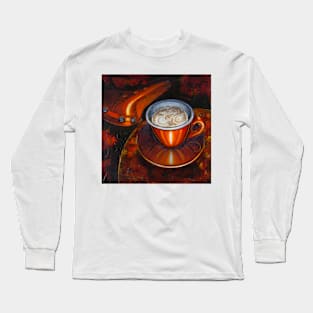 Still life with bicycle saddle Long Sleeve T-Shirt